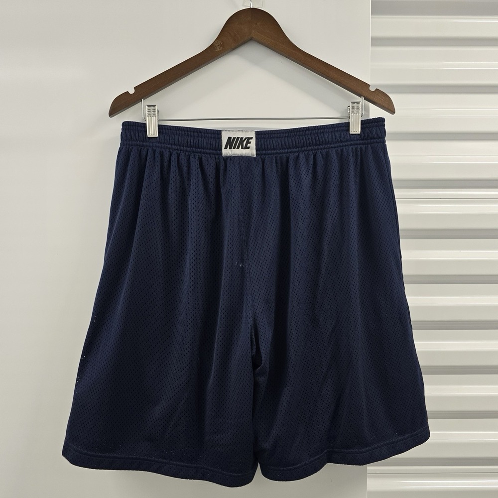 Nike Dri-FIT Basketball Shorts Men's XL Navy Blue Mesh Athletic 22"